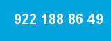 922 188 86 49 922 188 86 49